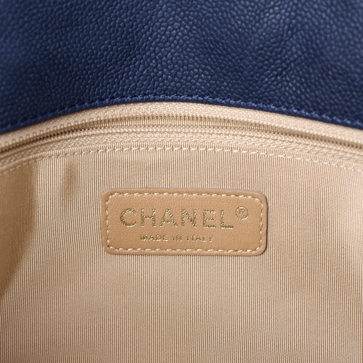 Chanel Caviar Wild Stitch Flap Navy 7 of 12