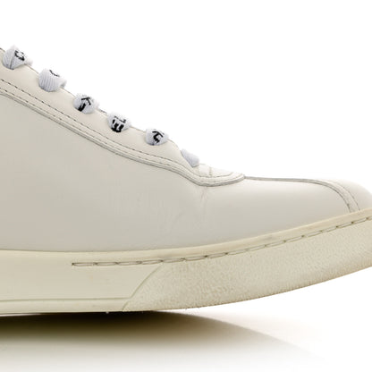 Chanel Calfskin CC Womens Sneakers 37 White 11 of 12