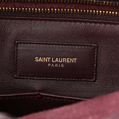 Saint Laurent Calfskin Medium Classic Y Cabas Bordeaux 6 of 11