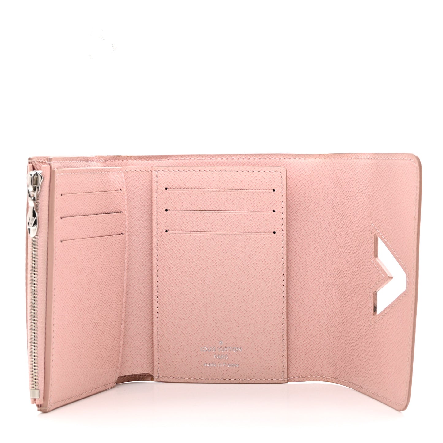 Epi Twist Compact Wallet Rose Ballerine