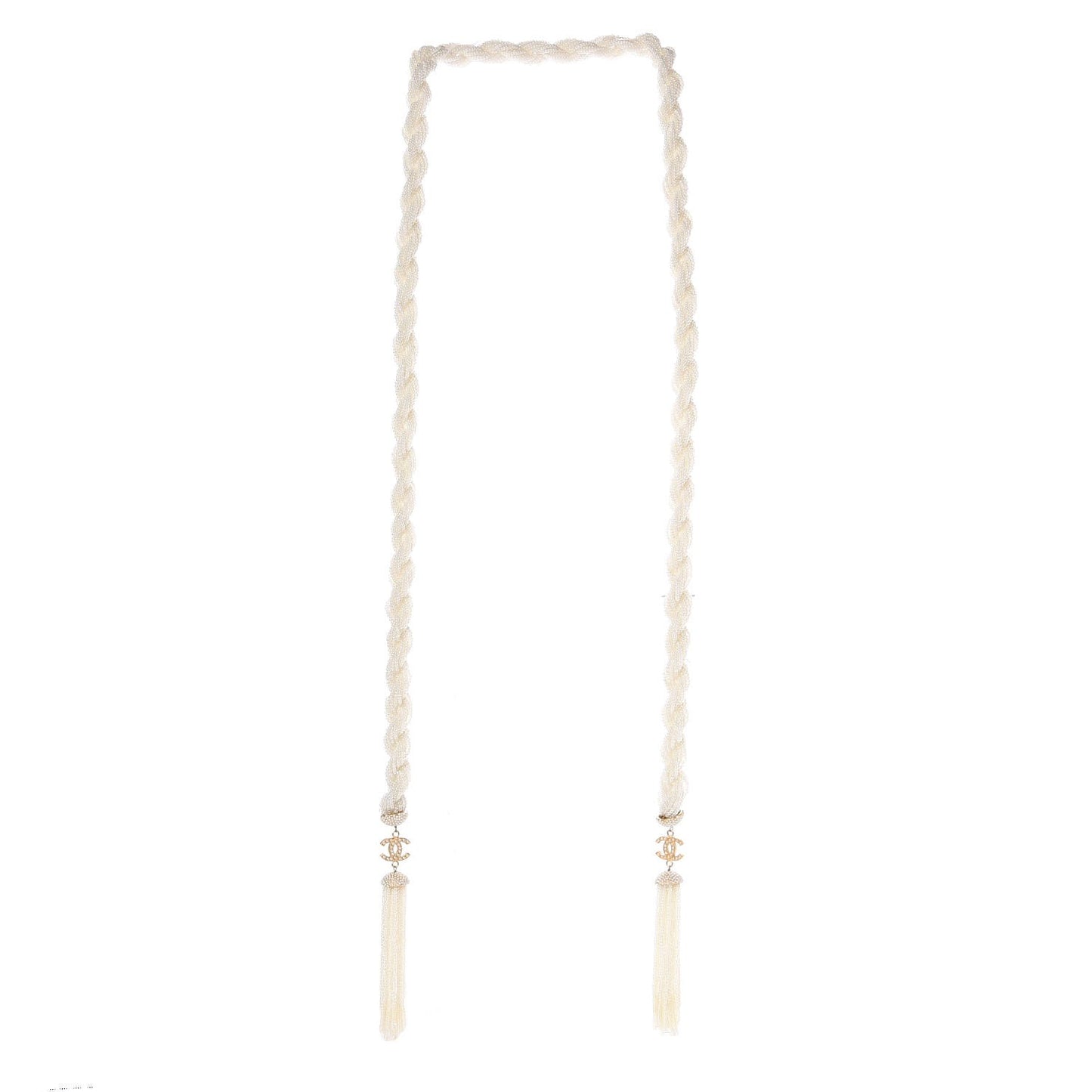 Pearl CC Multi Strand Rope Belt Gold