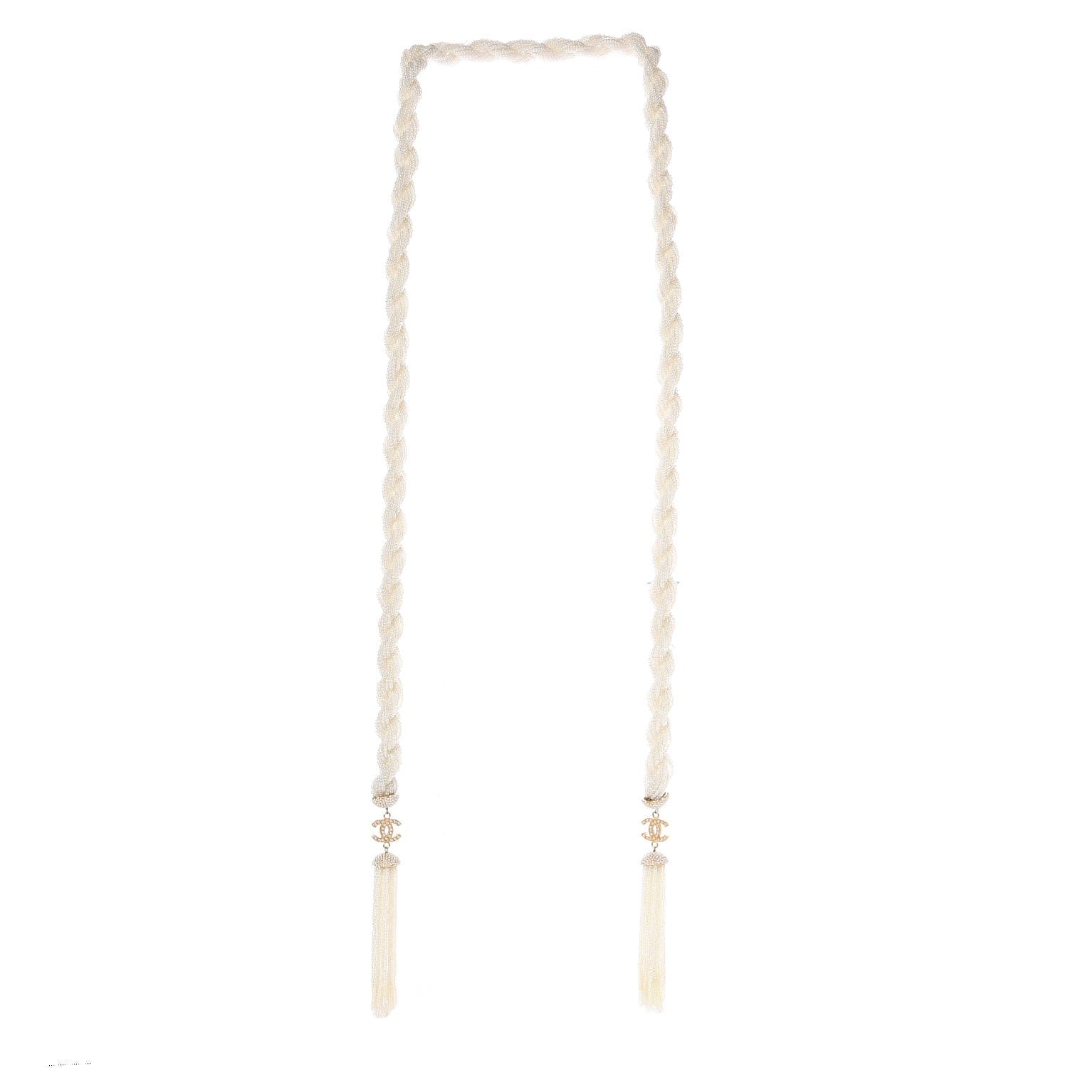 Chanel Pearl CC Multi Strand Rope Belt Gold 4 of 7
