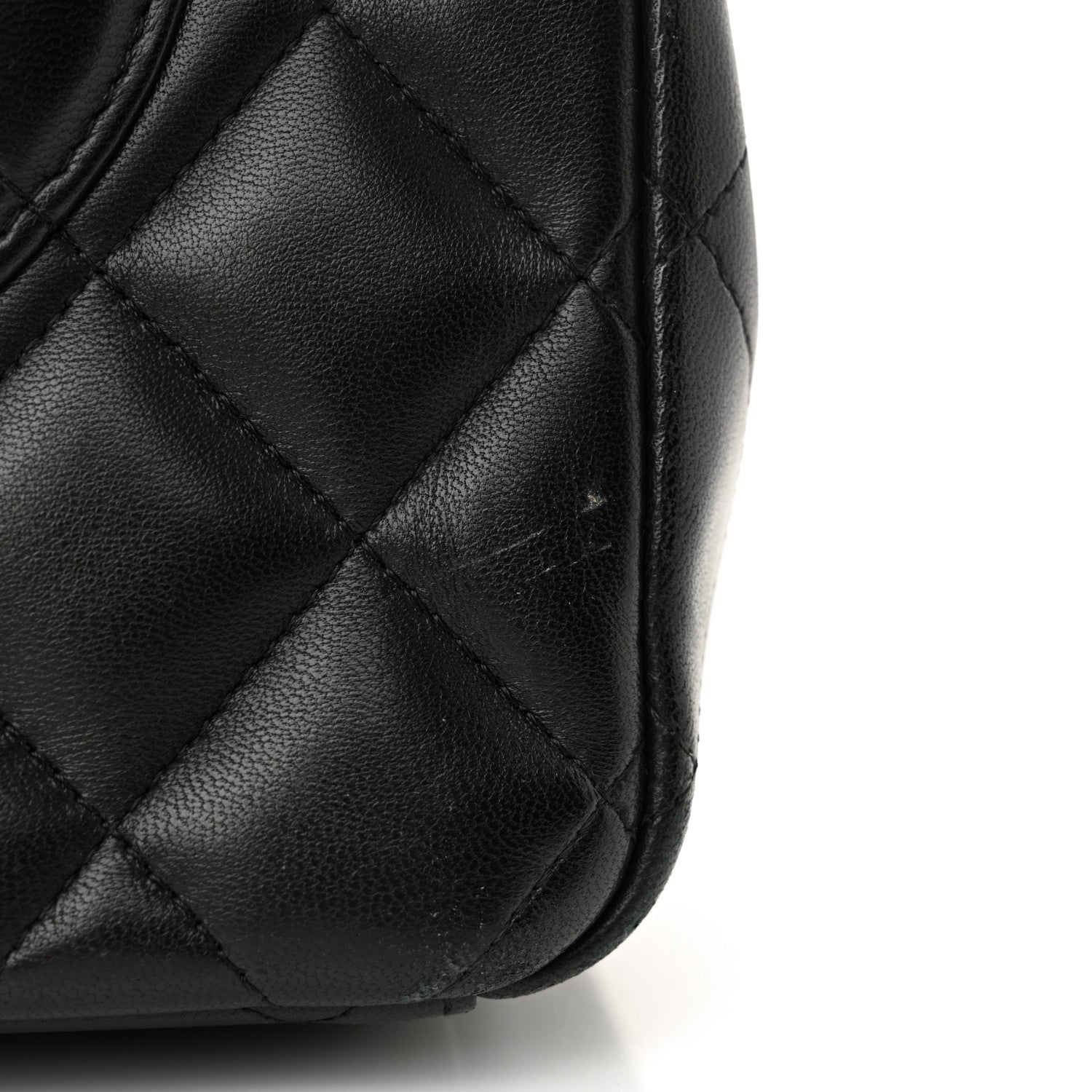 Chanel Lambskin Quilted Maxi Double Flap Black 13 of 16
