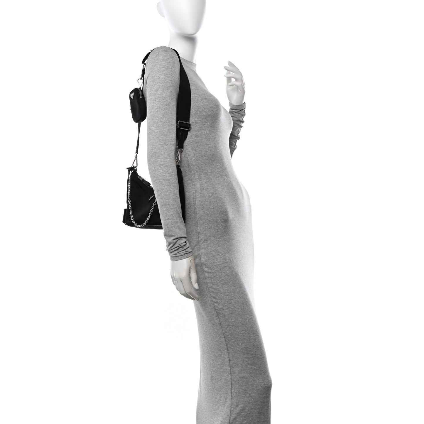 Nylon Re-Edition 2005 Shoulder Bag Black