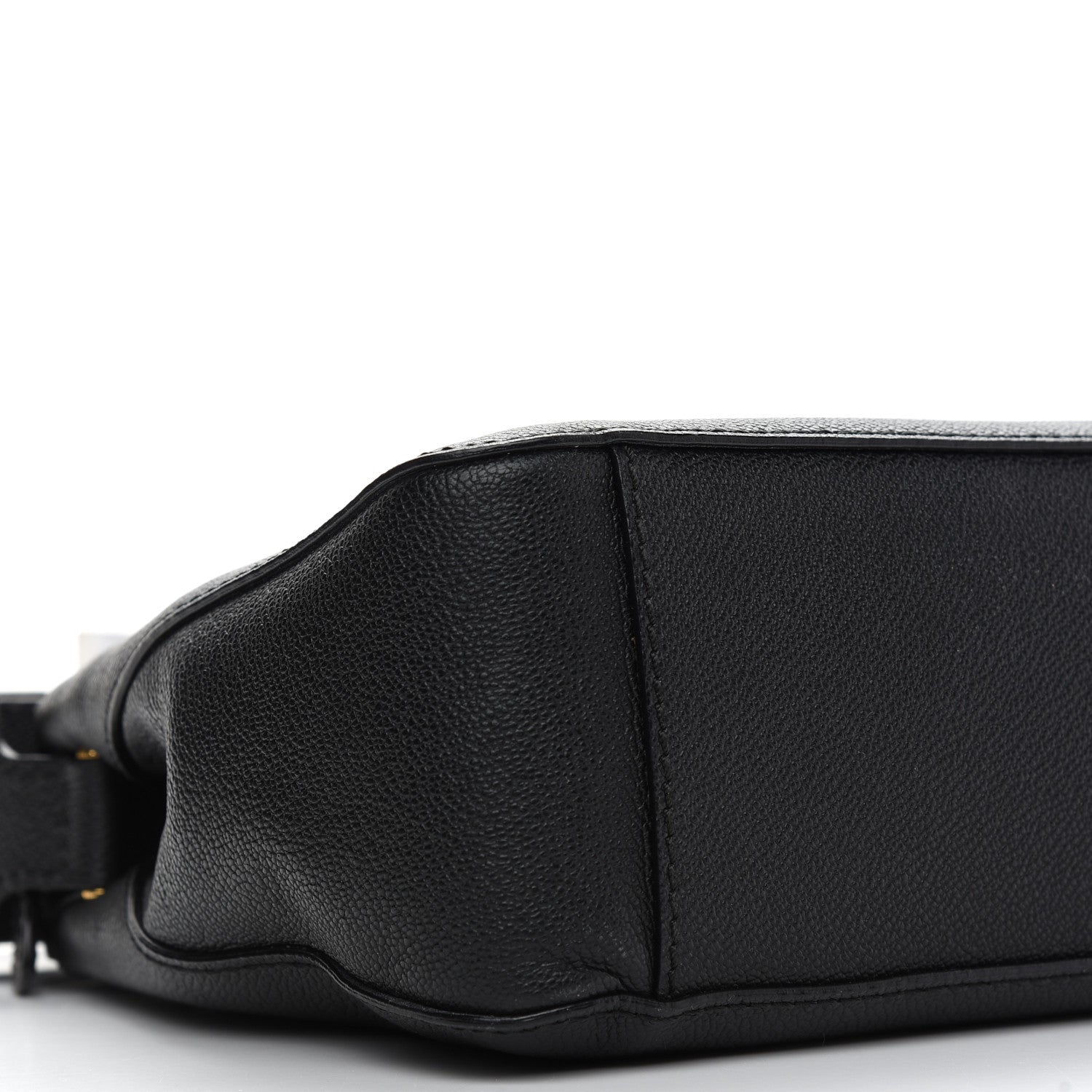 Burberry Soft Grain Calfskin House Check Small Helmsley Crossbody Black 5 of 12