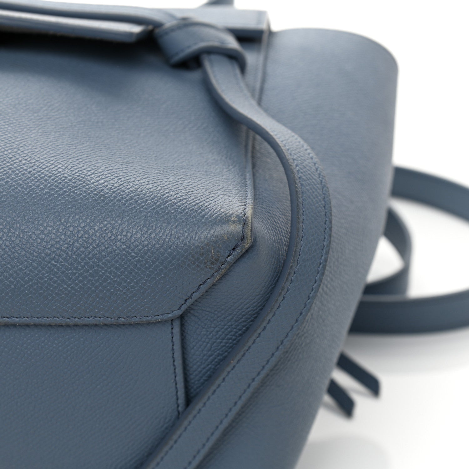 Celine Grained Calfskin Micro Belt Bag Washed Blue 15 of 18