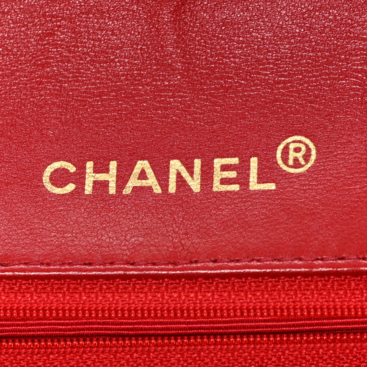 Chanel Lambskin Quilted Small Single Flap Red 6 of 11