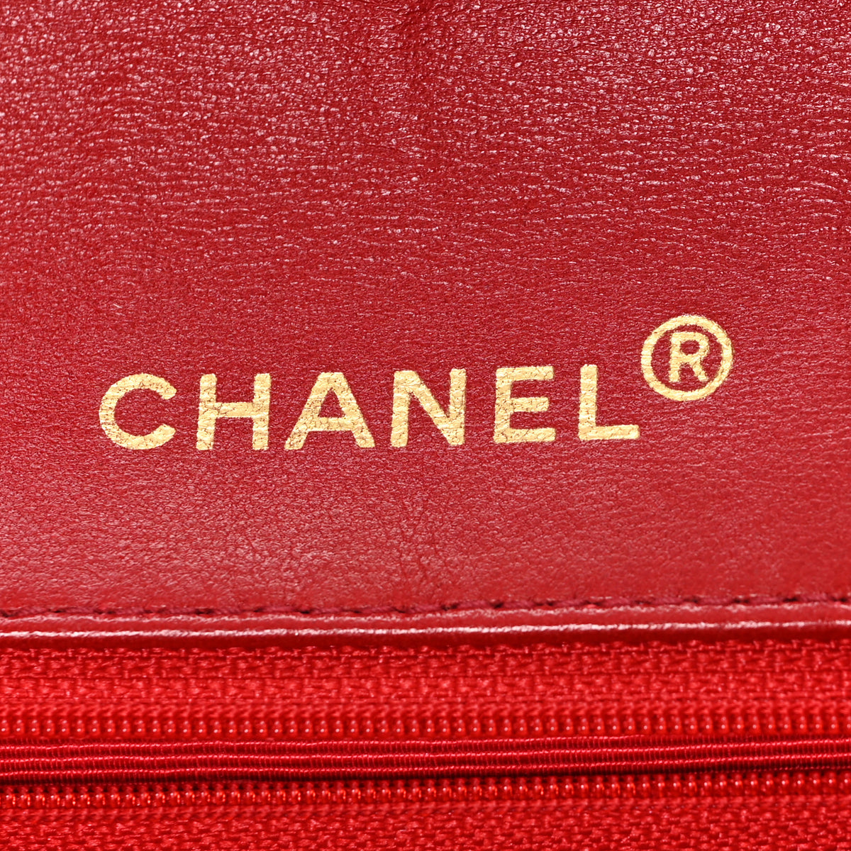 Chanel Lambskin Quilted Small Single Flap Red 6 of 11