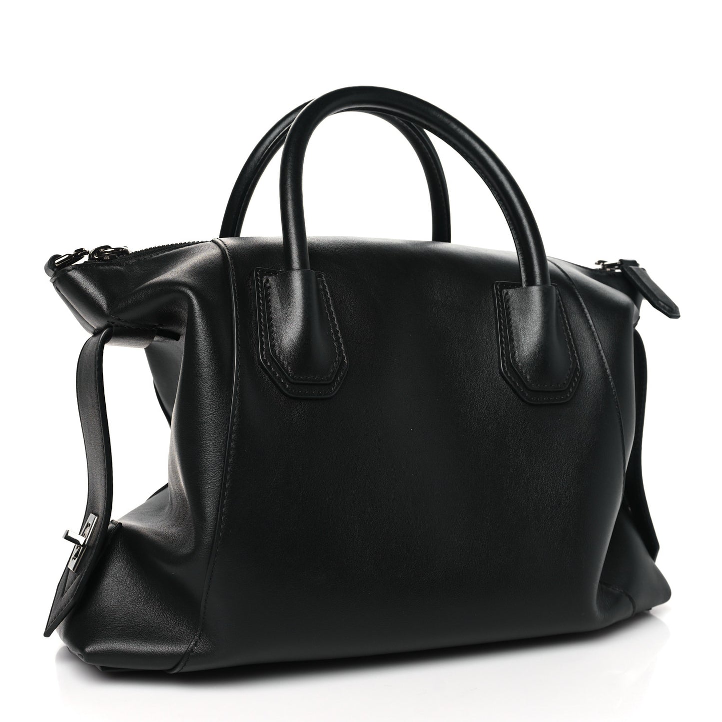 Smooth Calfskin Small Soft Antigona Black