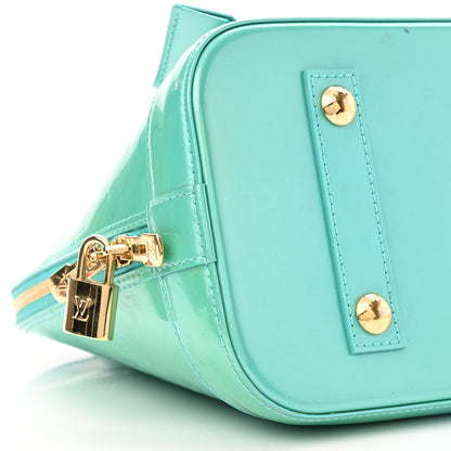 Louis Vuitton Vernis Alma PM Blue Lagon 8 of 10