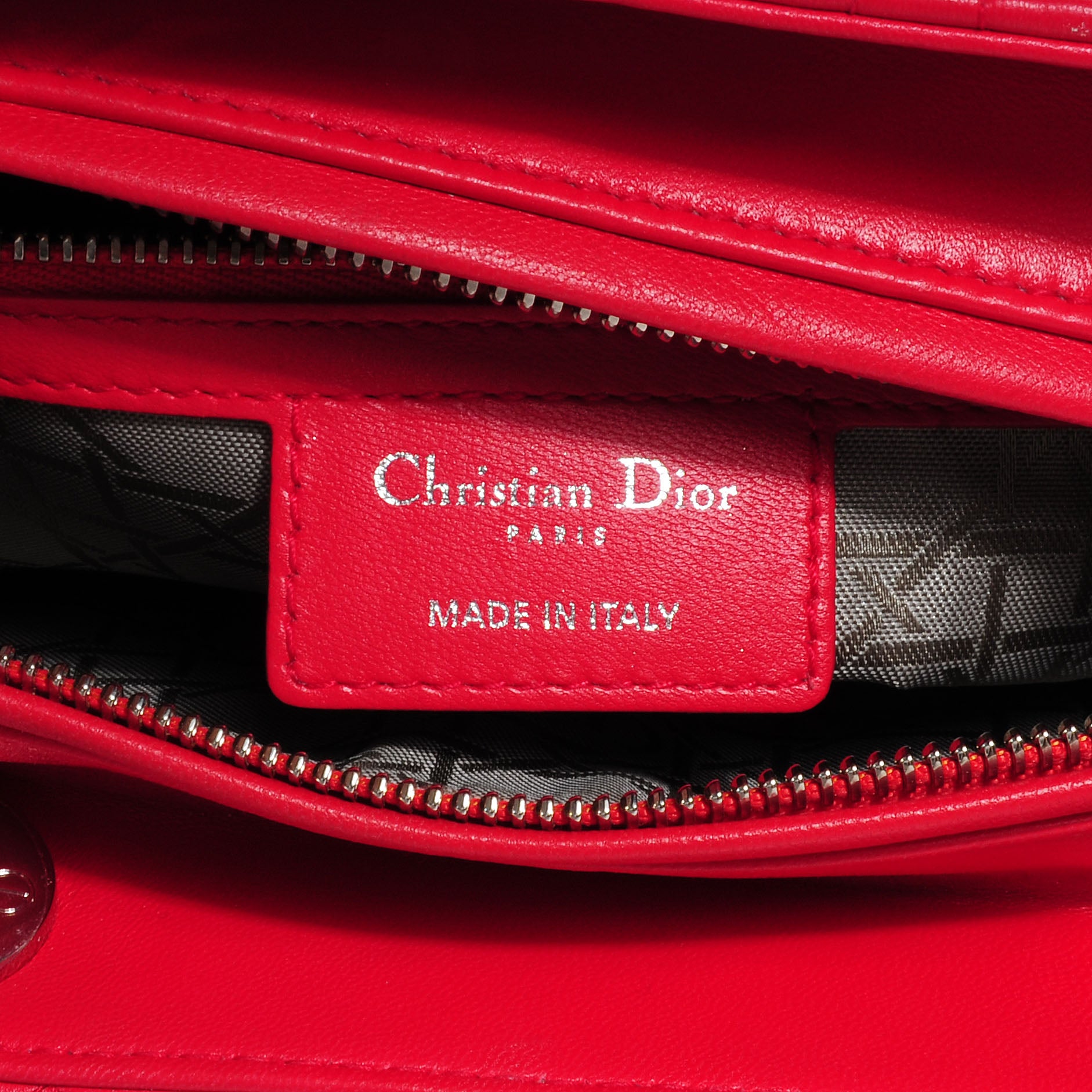 Christian Dior Lambskin Cannage Medium Lady Dior Hot Pink 6 of 7
