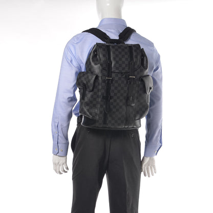 Louis Vuitton Damier Graphite Christopher PM Backpack 2 of 19