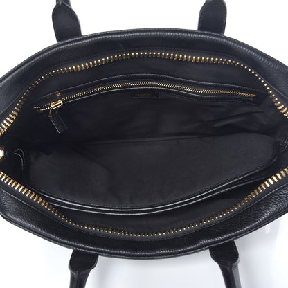 Tom Ford Calfskin Buckley Briefcase Black 8 of 9