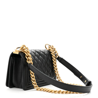 Chanel Caviar Quilted Small Boy Flap Black 3 of 13