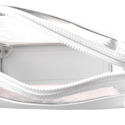 Louis Vuitton Calfskin PVC Epi Plage Soft Trunk Optic White 5 of 10