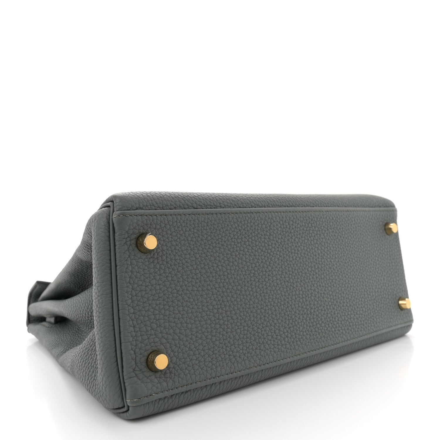 Hermes Togo Kelly Retourne 28 Vert Amande 4 of 12