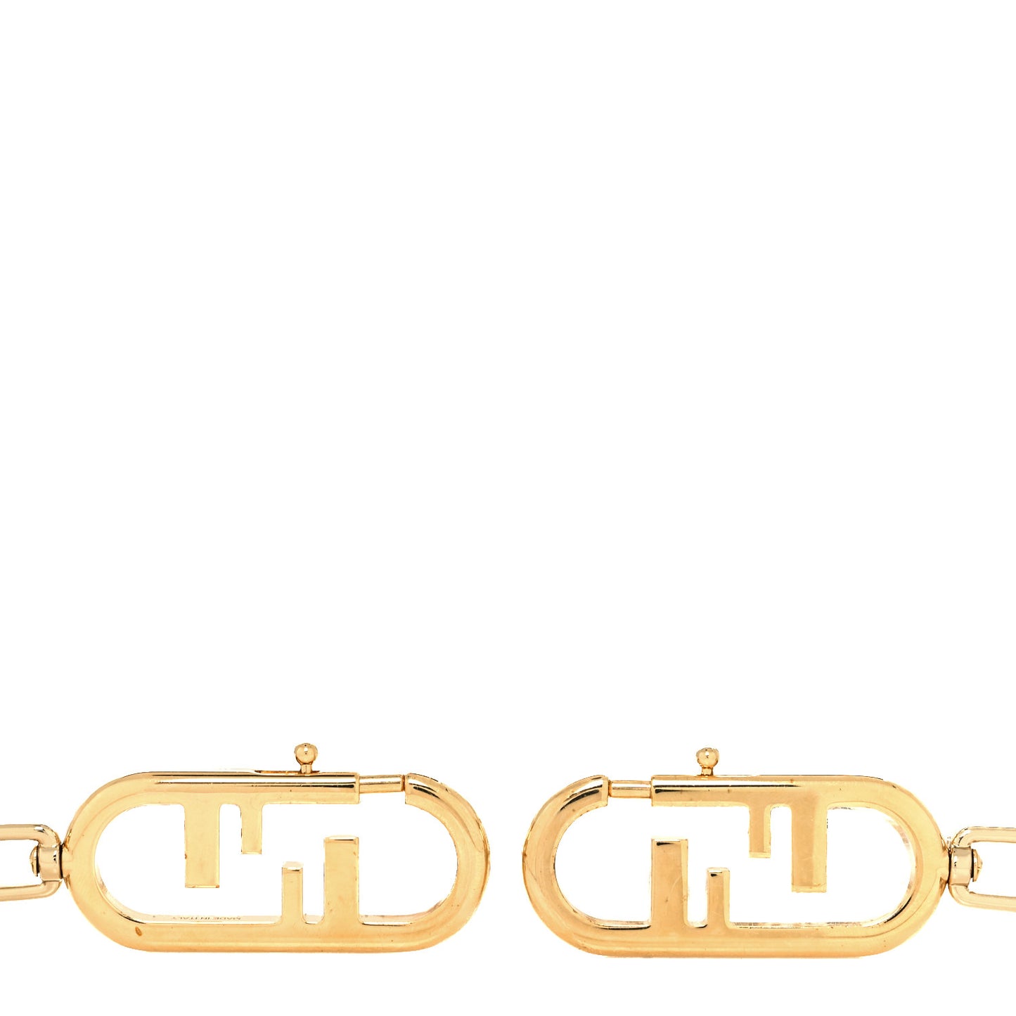 FENDI Metal O'Lock Strap You Gold