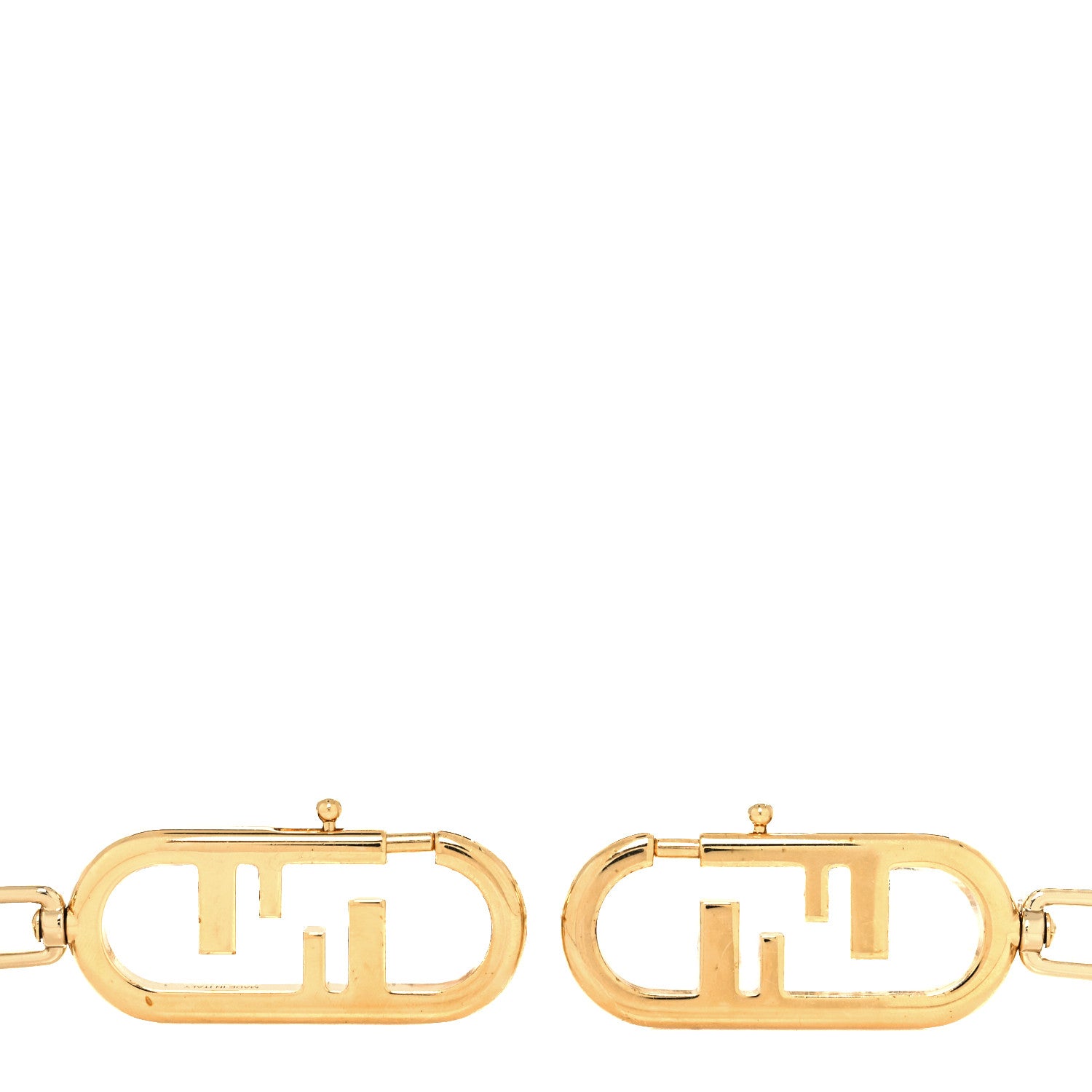 Versace FENDI Metal O'Lock Strap You Gold 3 of 4