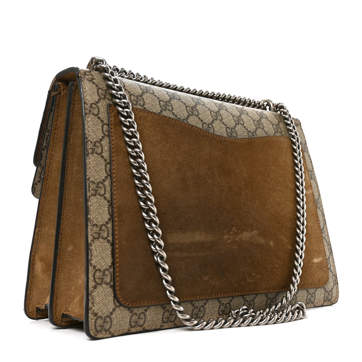 GG Supreme Monogram Medium Dionysus Shoulder Bag Taupe