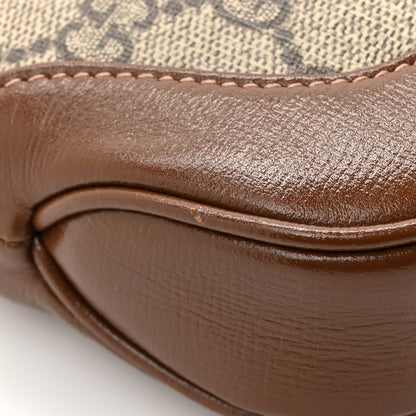 Gucci GG Supreme Monogram Azalea Calfskin Web Mini Jackie 1961 Hobo Beige Ebony Brown Sugar 11 of 11