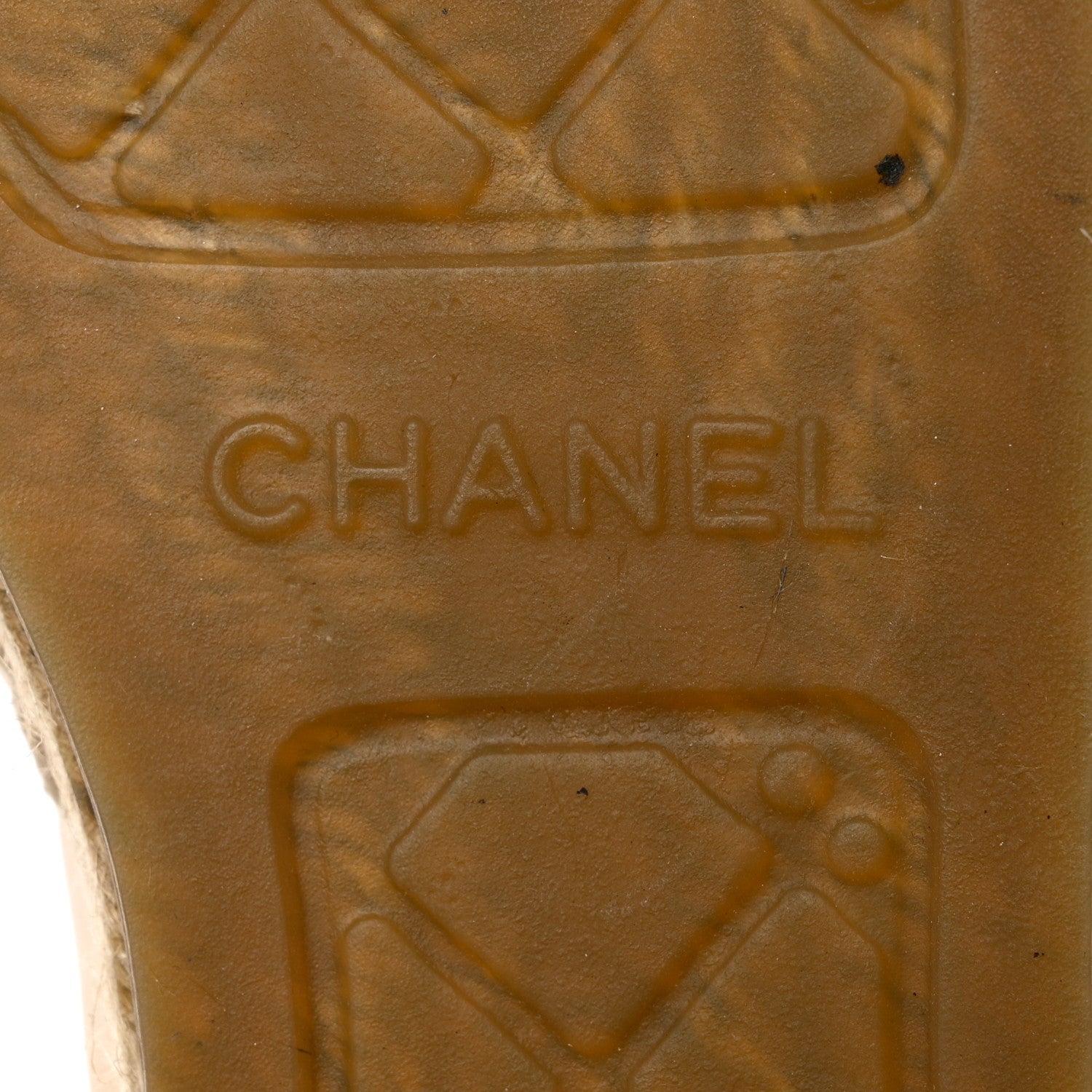 Chanel Lambskin Quilted CC Espadrilles 39 Beige 9 of 12