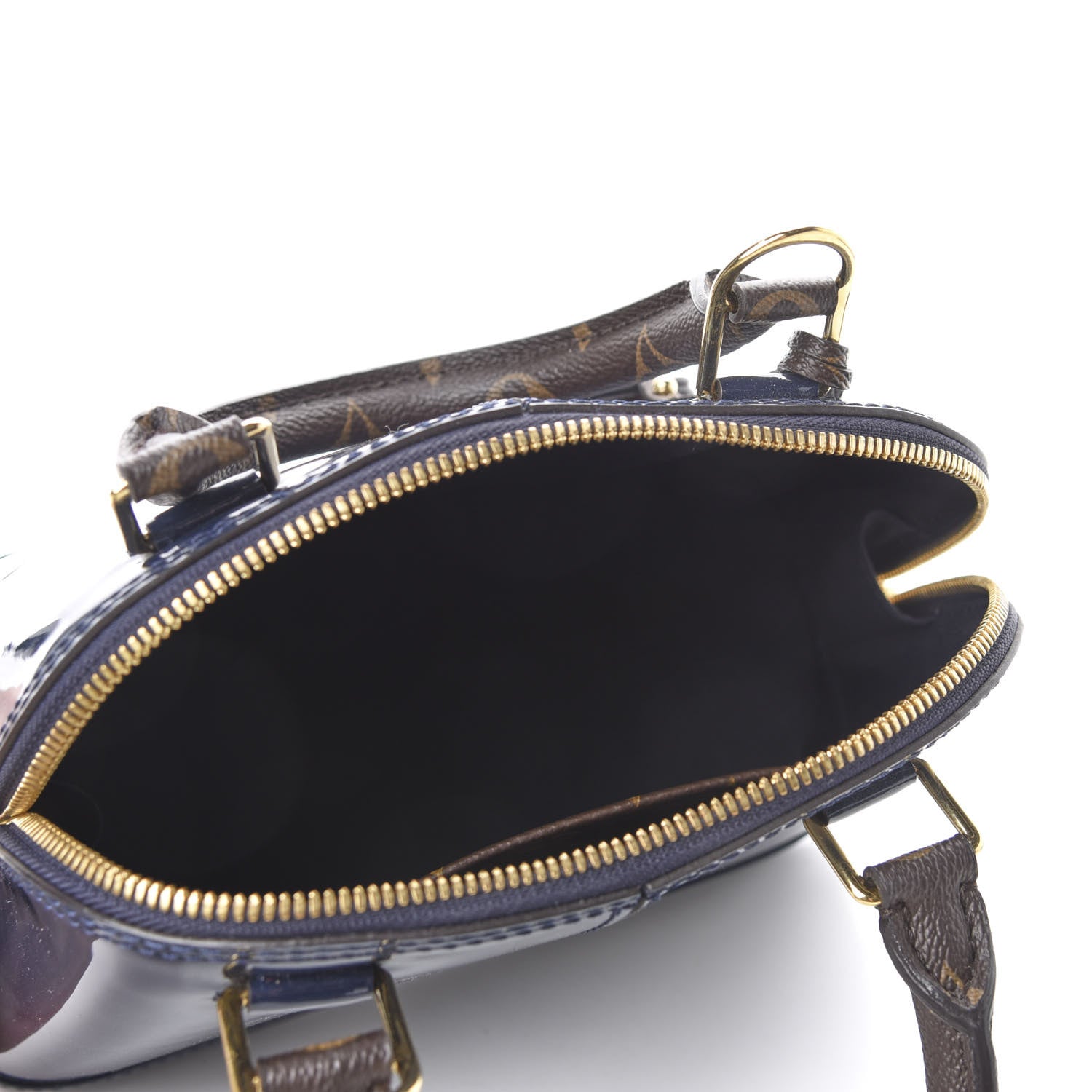 Louis Vuitton Patent Monogram Alma BB Marine 5 of 9