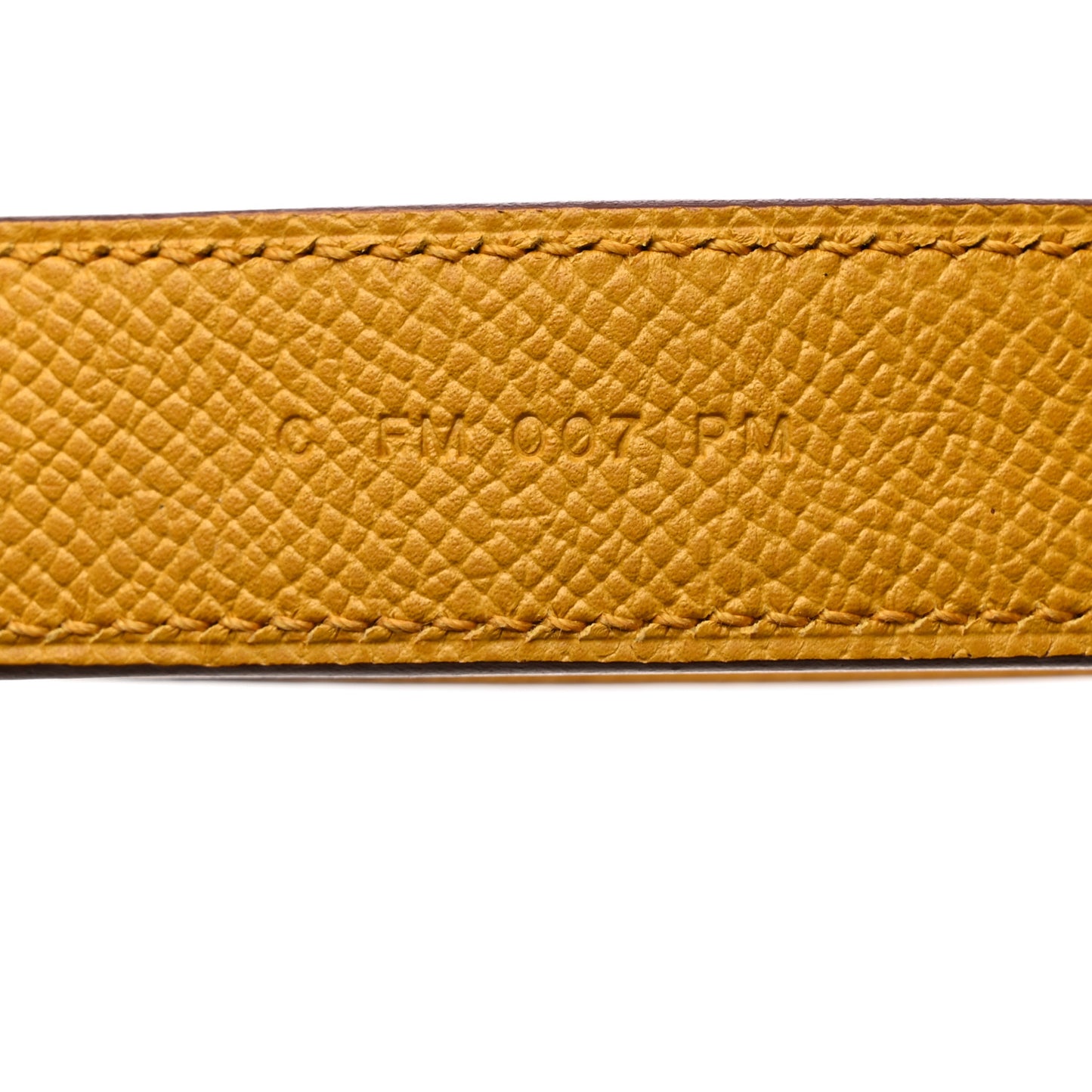 Epsom 25mm Tressage Shoulder Strap Ambre Brique Blanc