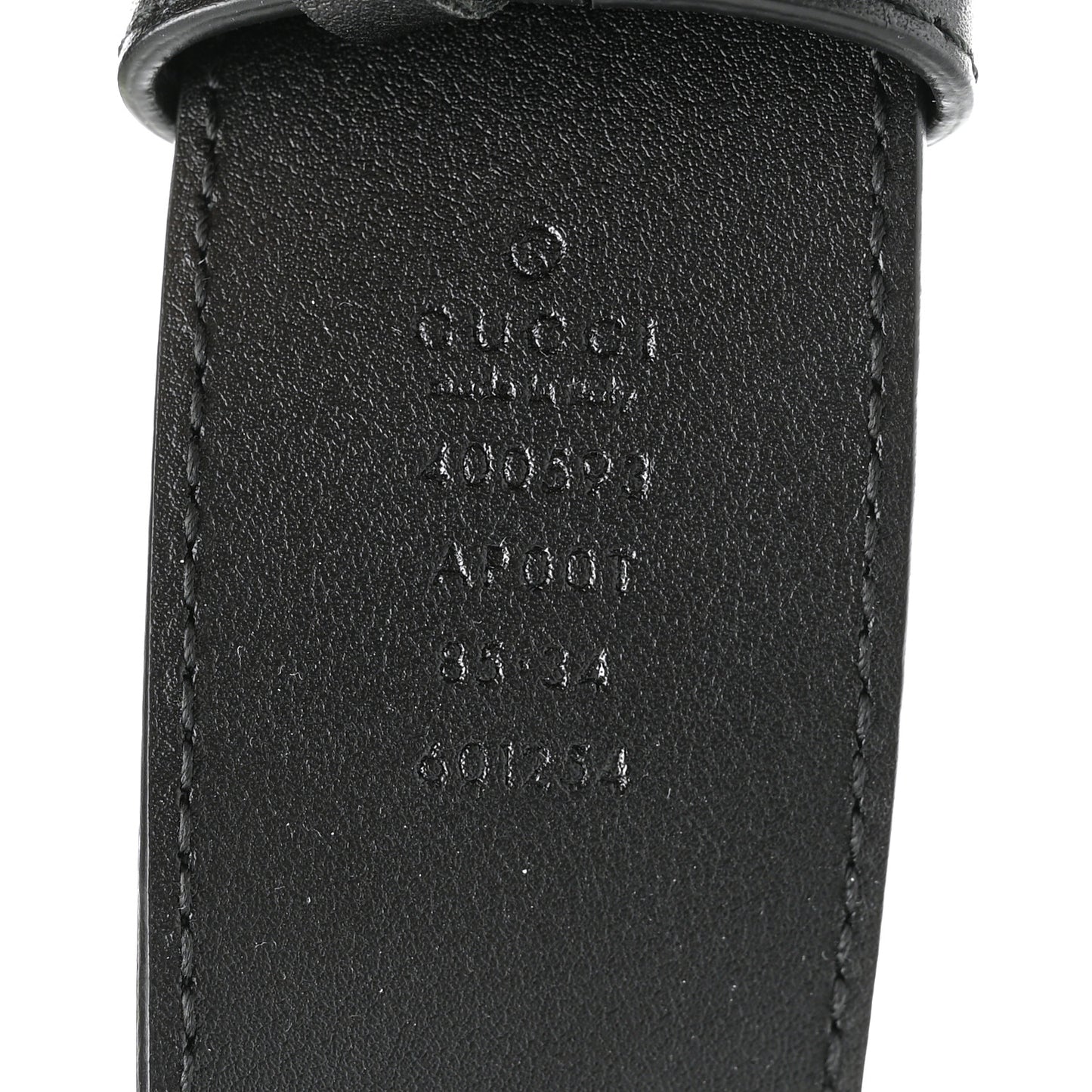 Calfskin Double G 40mm Belt 85 34 Black