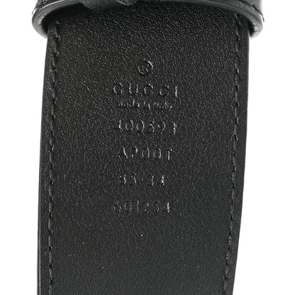 Gucci Calfskin Double G 40mm Belt 85 34 Black 3 of 3