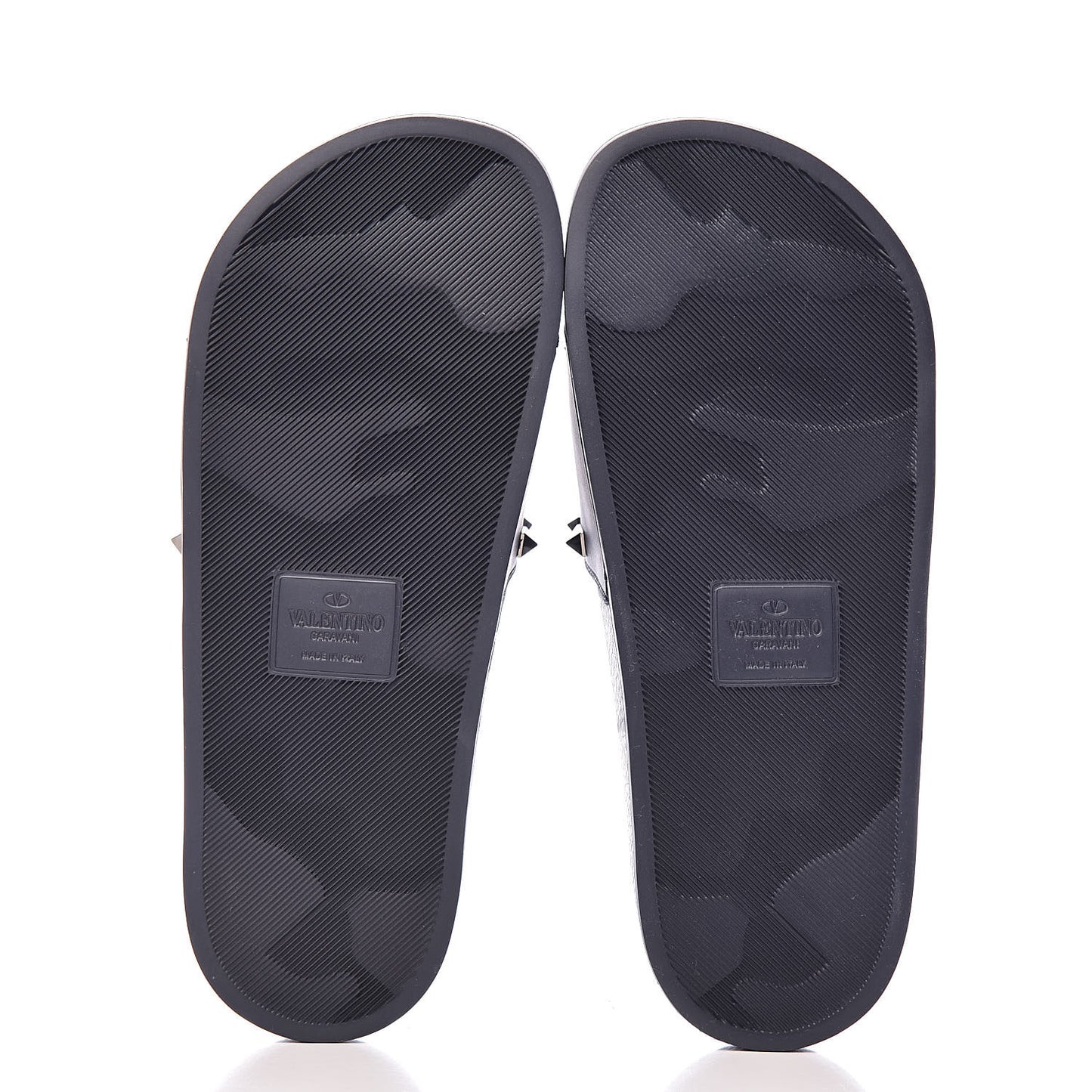 Rubber Rockstud Slide Sandals 40 Marine