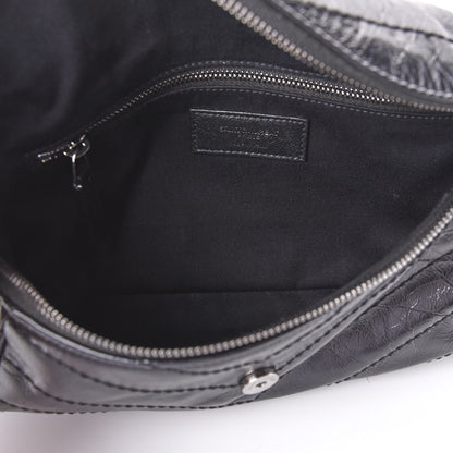Saint Laurent Crinkled Calfskin Matelasse Monogram Niki Body Bag Black 5 of 8