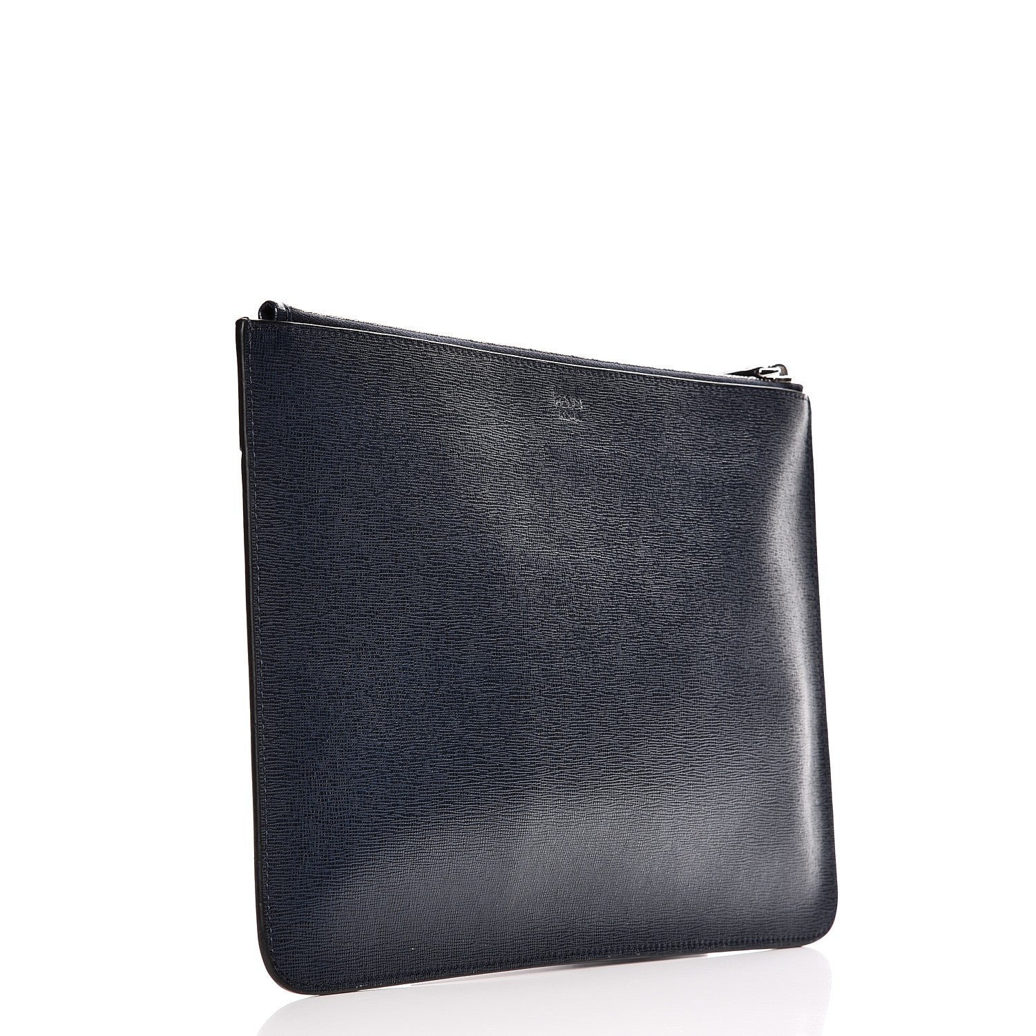Fendi Metallic Vitello Elite Monster Eyes Pouch Navy Multicolor 3 of 8