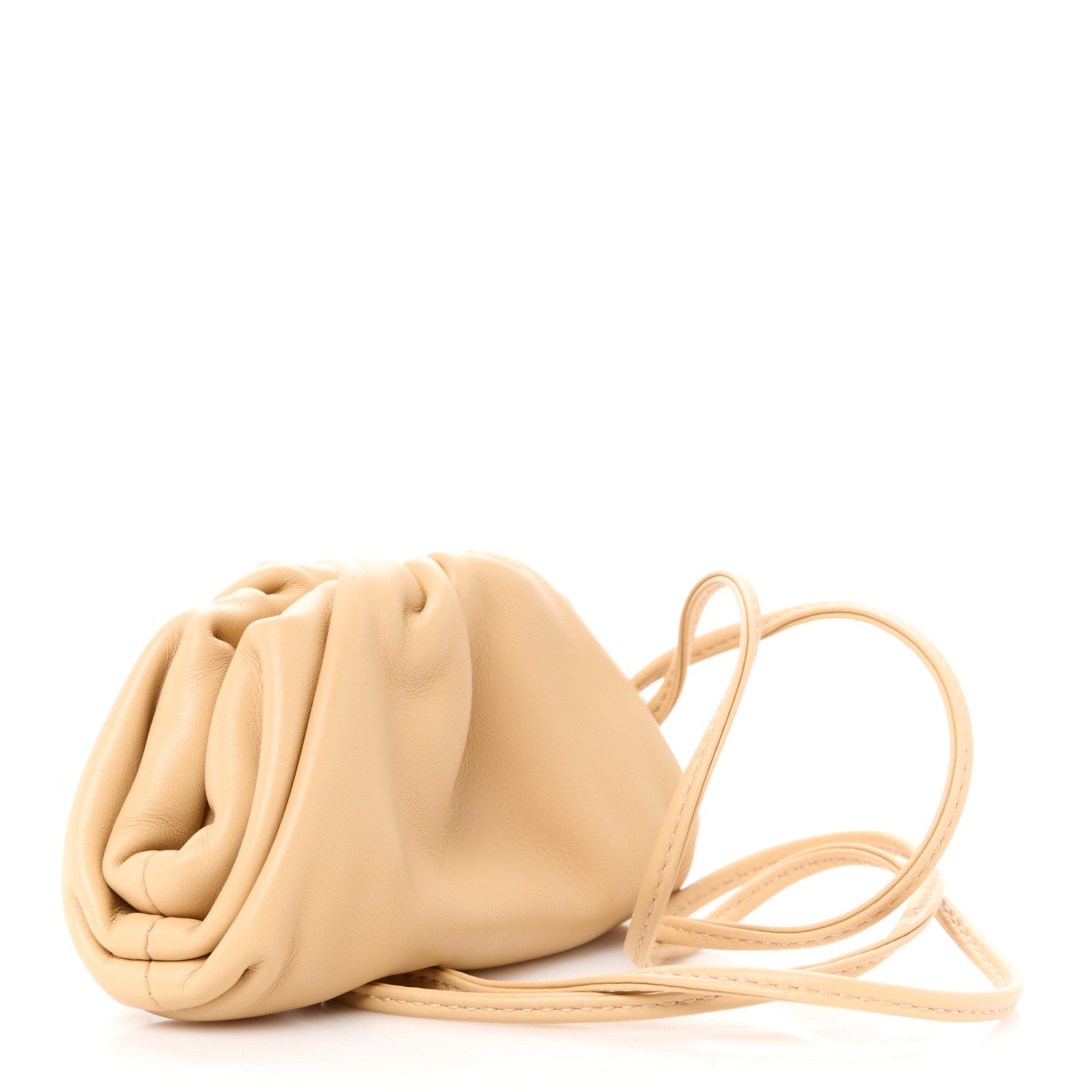Bottega Veneta Butter Calfskin Coin Purse Almond 4 of 13