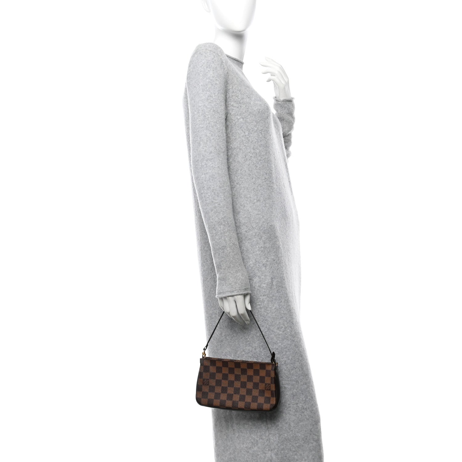 Louis Vuitton Damier Ebene Navona Pochette Accessories 2 of 12