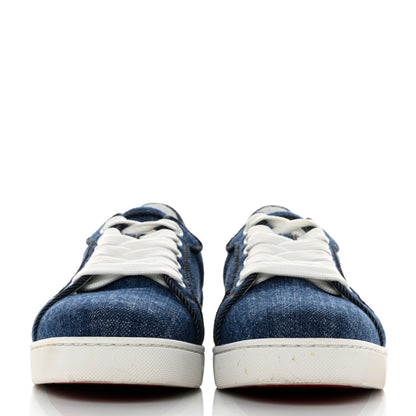 Christian Louboutin Miss Denim Elo Loubi Orlato Flat Sneakers 38.5 Denim 2 of 9