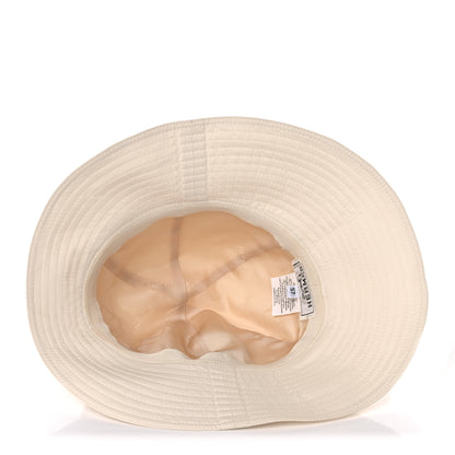 Hermes Toile Lucy Bucket Hat 57 Ecru Marine 4 of 6
