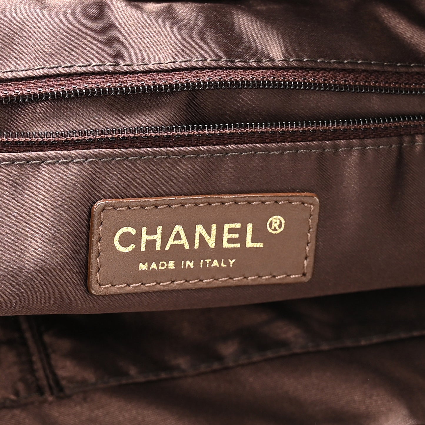 Metallic Calfskin Baby Coco Cabas Bronze