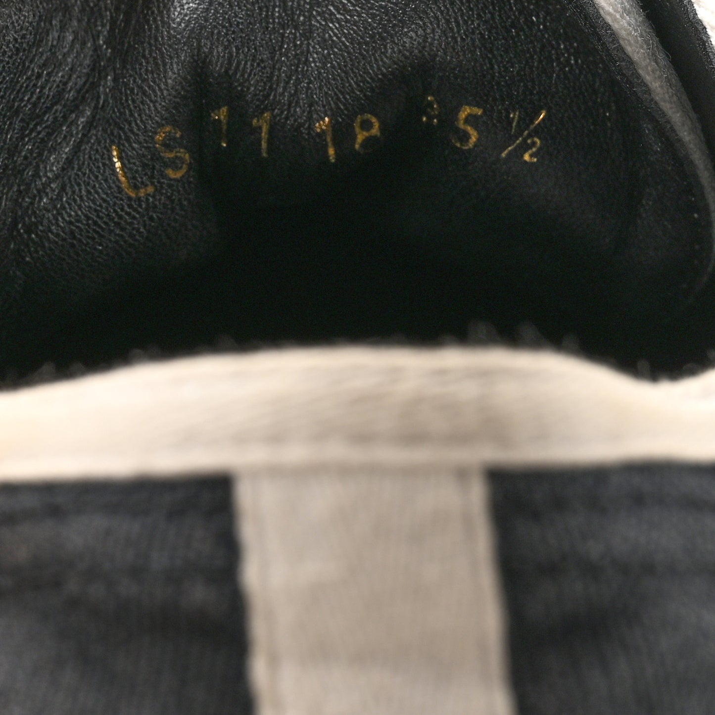 Canvas Dot Walk'N'Dior Low Top Sneakers 35.5 Black
