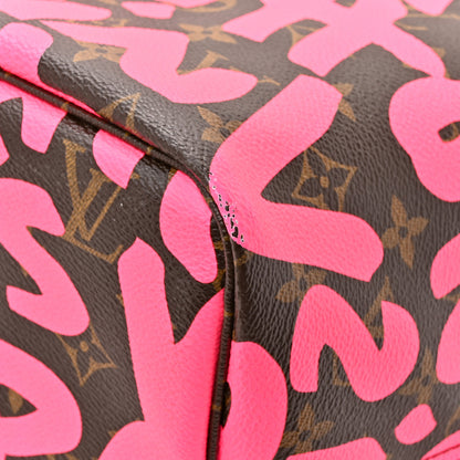 Louis Vuitton Monogram Graffiti Neverfull GM Fuchsia 8 of 16