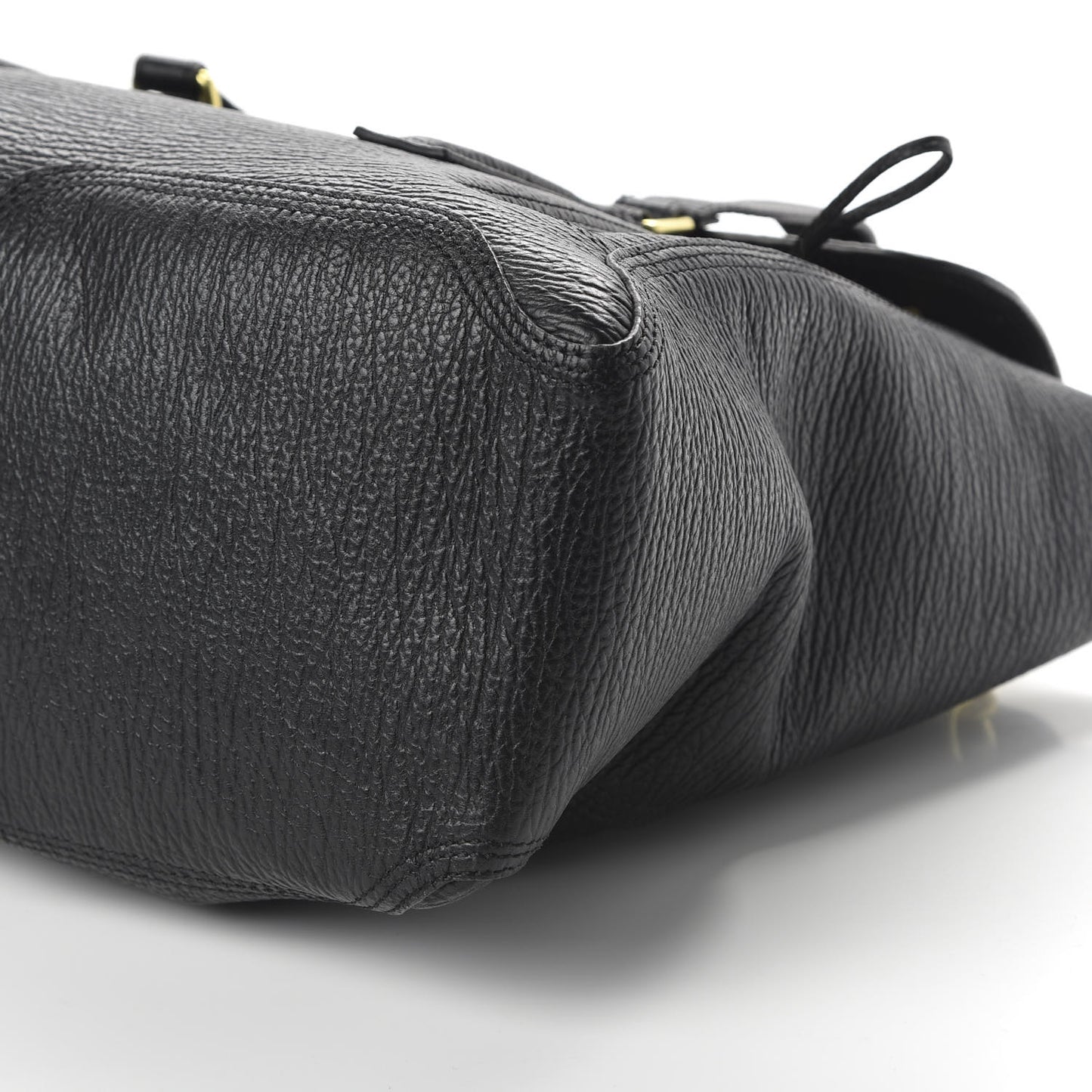 3.1 Textured Calfskin Large Pashli Satchel Black