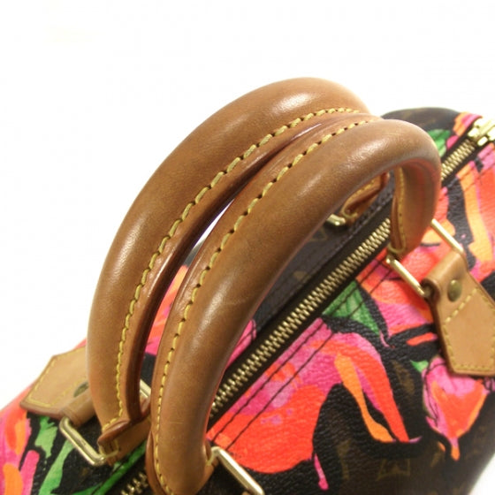 Louis Vuitton Monogram Roses Speedy 30 6 of 9