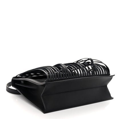 Hermes Swift Kelly Danse Anate Fringed Belt Bag Black 3 of 9