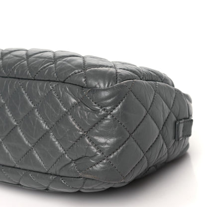 Chanel Aged Calfskin Quilted Medium Reissue Camera Case Grey 9 of 10
