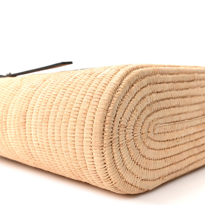 Loewe Raffia Small Square Basket Tote Bag Natural Pecan 7 of 9