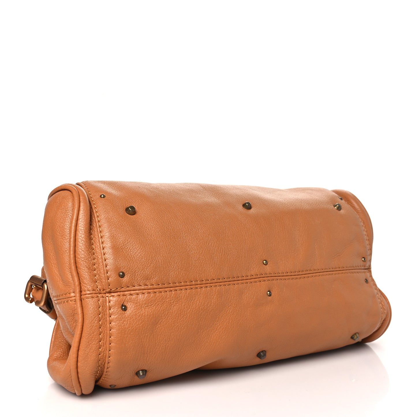Calfskin Medium Paddington Satchel Tan