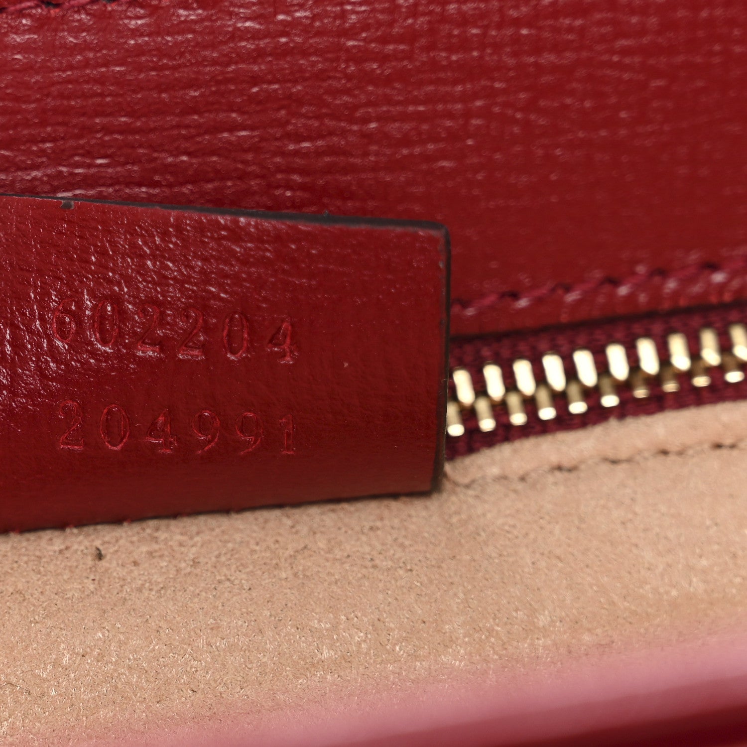 Gucci GG Supreme Monogram Azalea Calfskin Horsebit 1955 Shoulder Bag Beige Ebony New Cherry Red 7 of 10