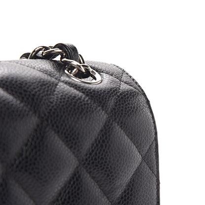 Chanel Caviar Quilted Jumbo Double Flap Black 13 of 15