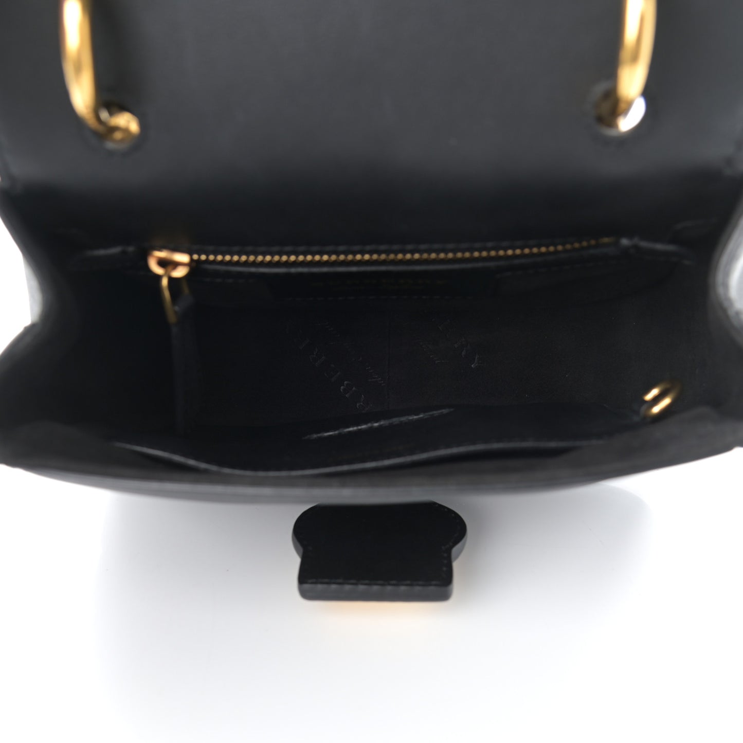Trench Calfskin Mini DK88 Top Handle Bag Black