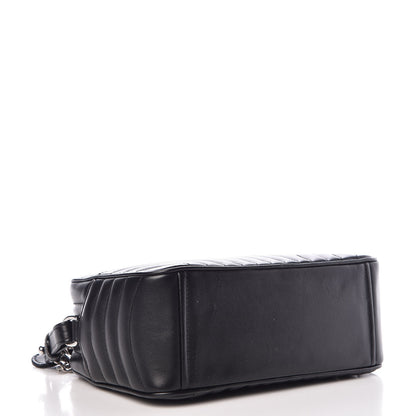 Prada Soft Calfskin Diagramme Crossbody Bag Black 4 of 9
