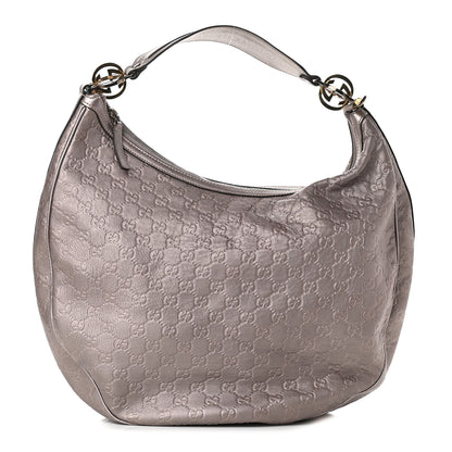 Gucci Metallic Guccissima GG Twins Hobo 1 of 11